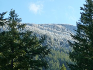 new snow on Hallowell