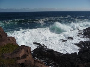 below the lighhouse, Cape Spear