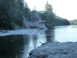 a man in a distant field