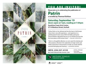 evite Patrin Sechelt Sept 19