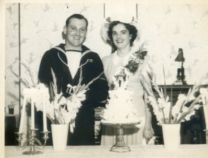 mum and dad wedding day