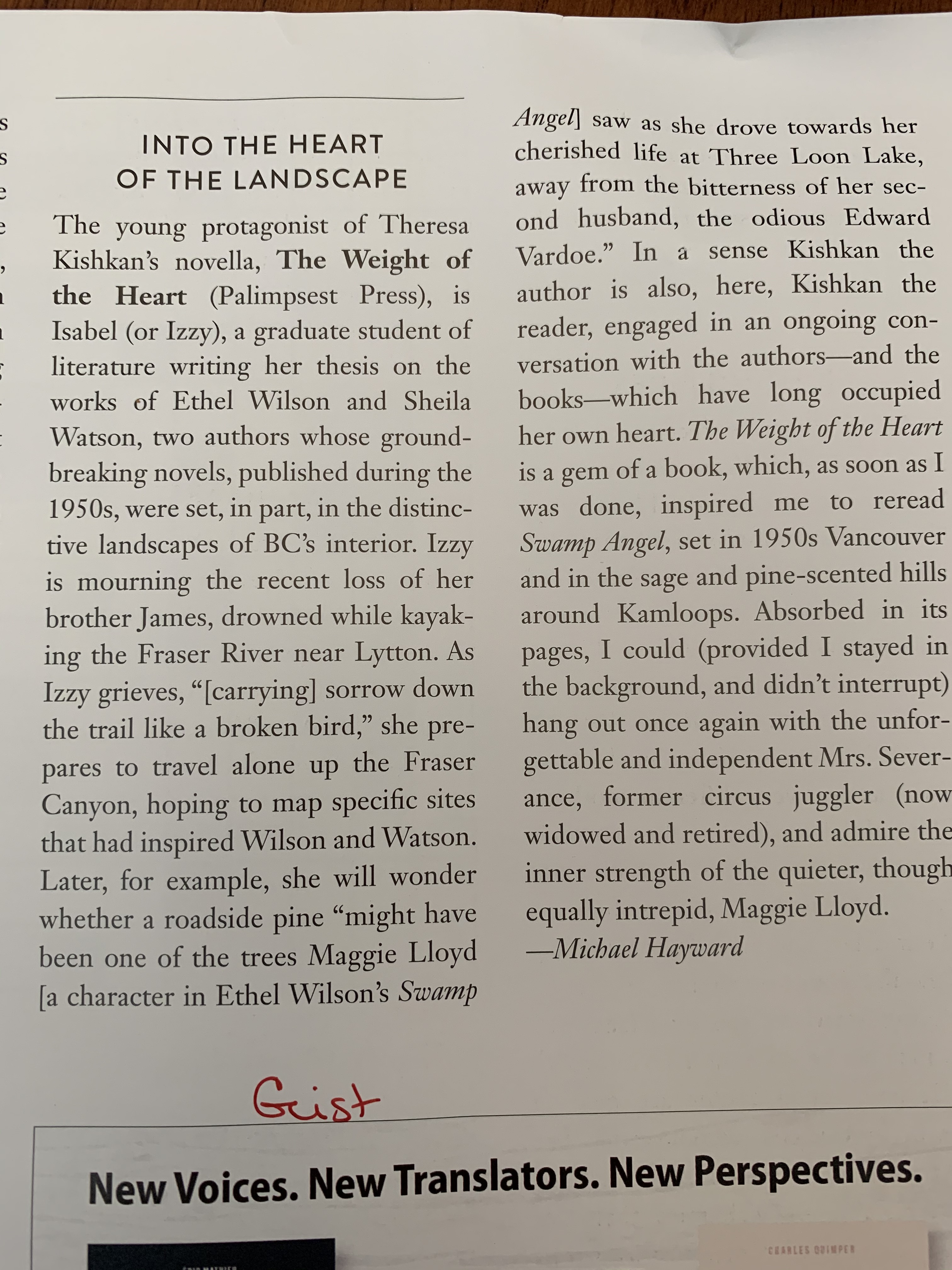 geist weight of the heart