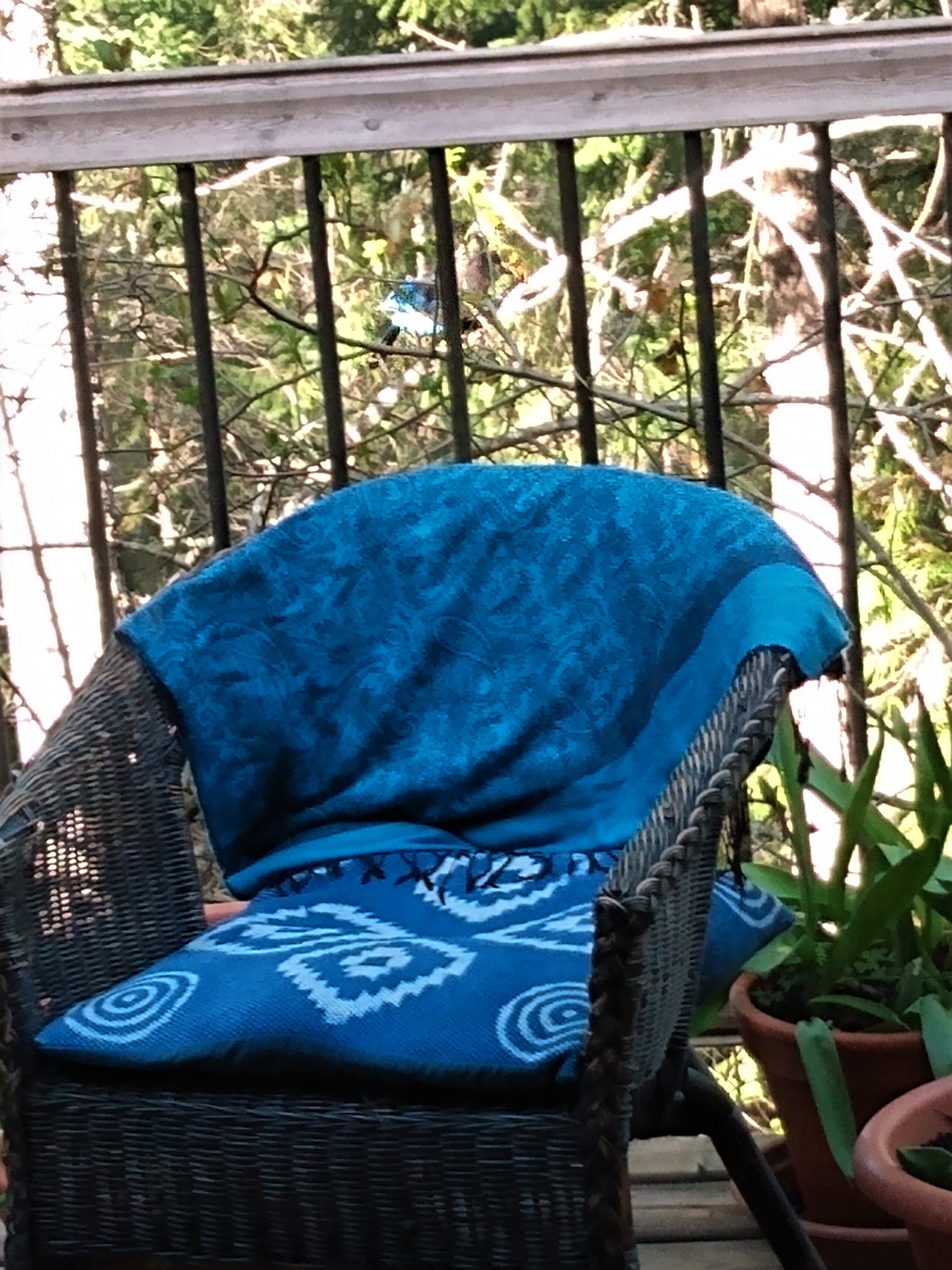 blue chair