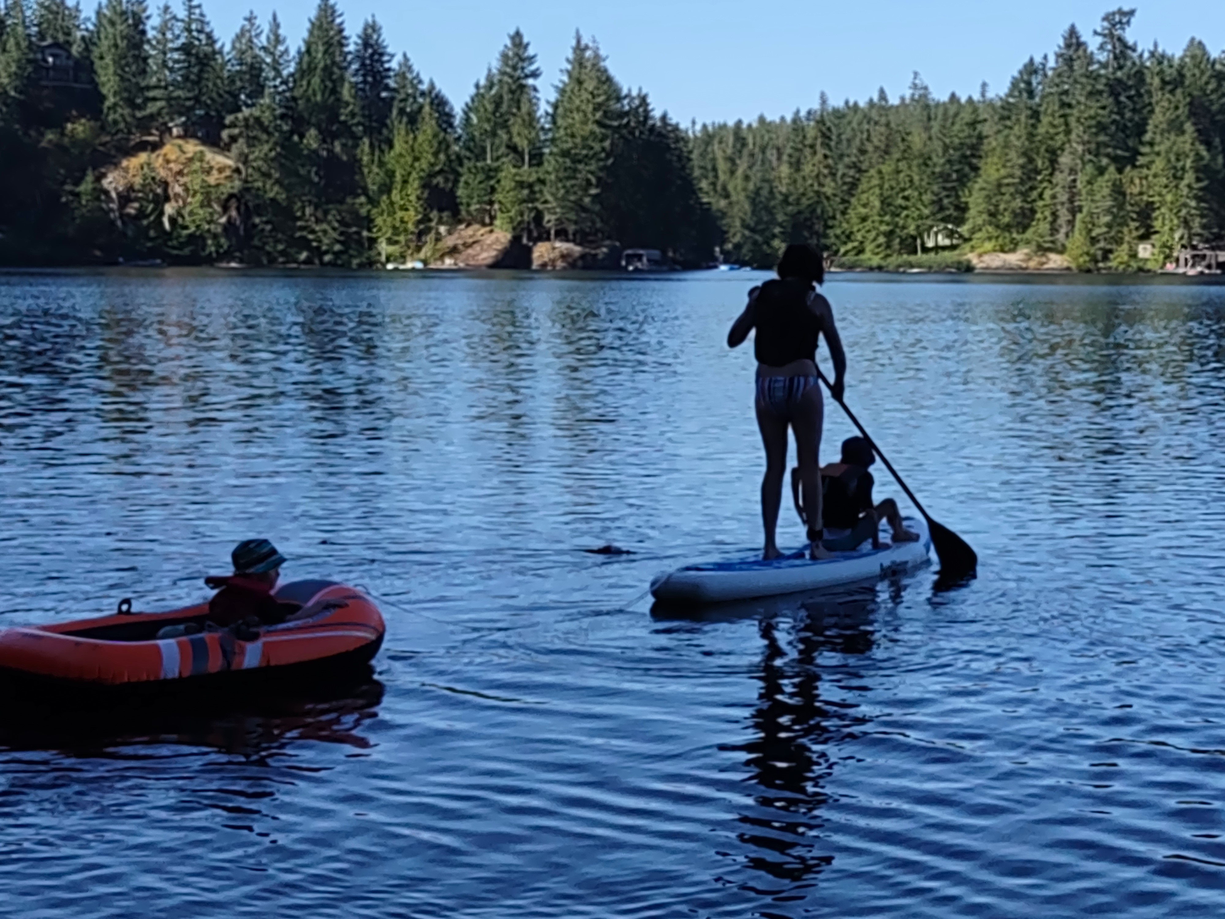 manon and boys leading the way