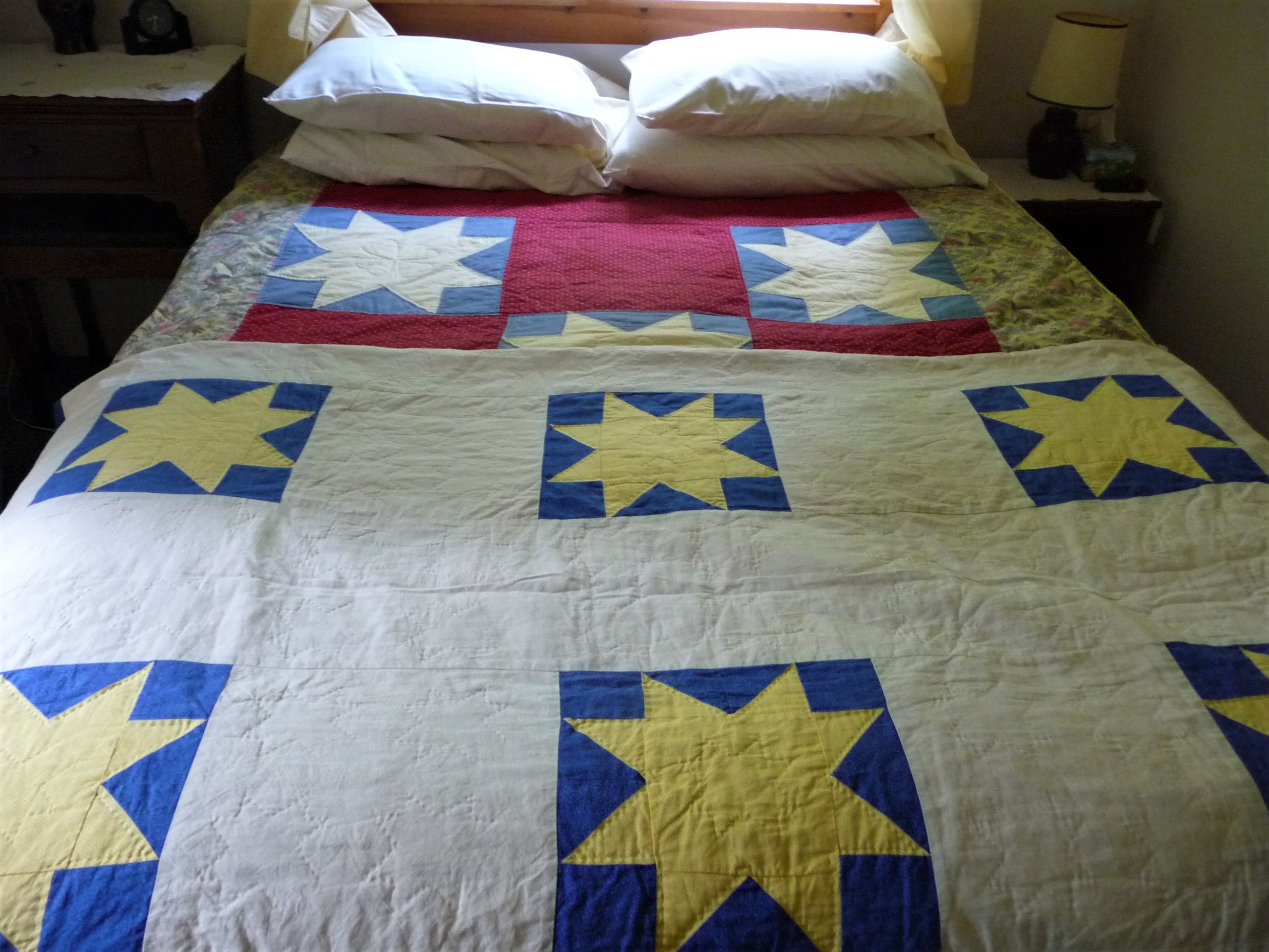 two starry quilts